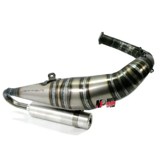 MF1215 - MARMITTA QUATTRINI M3 200 GTR PER M 200 VESPA SMALLFRAME MOTORE M200