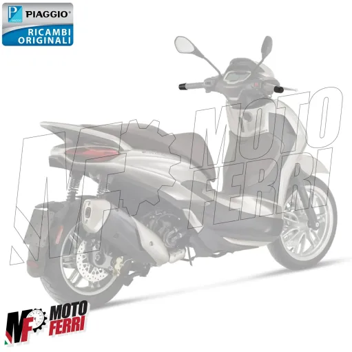 MF7755 Bilancieri Terminali Nero Originale Piaggio Beverly 300 400 HPE 2021 / 2024