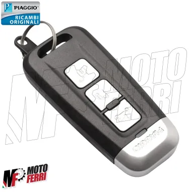 MF5607 Chiave Keyless Originale Piaggio Beverly 300 310 400 HPE dal 2021 al 2025