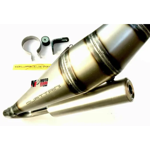 MF1215 - MARMITTA QUATTRINI M3 200 GTR PER M 200 VESPA SMALLFRAME MOTORE M200