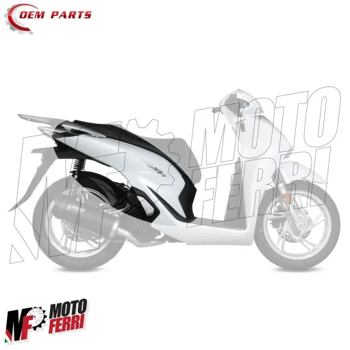 MF7763 Carena Posteriore Destra Bianco Met Honda SH 125 150 mod 2020 / 2024