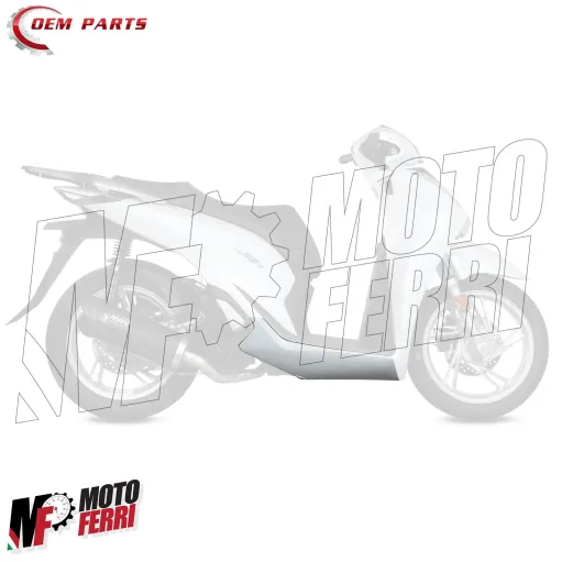 MF7764 Spoiler Sotto Pedana Destra Bianco Met Honda SH 125 150 mod 2020 / 2024