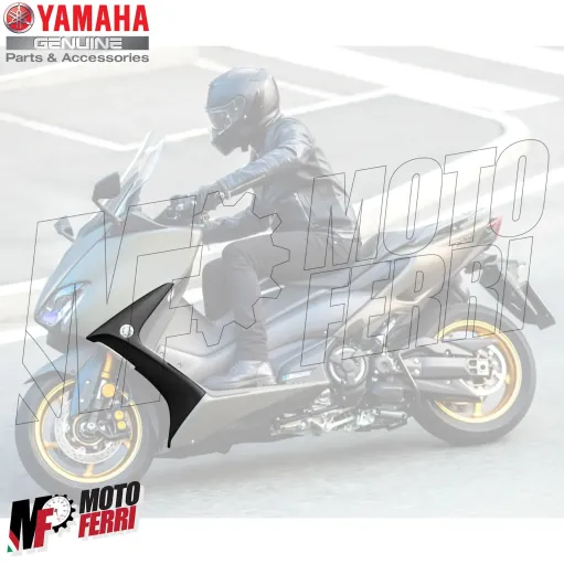 MF7768 Carena Anteriore Sinistra Nero Opaco Originale Yamaha TMax 560 2020/2021
