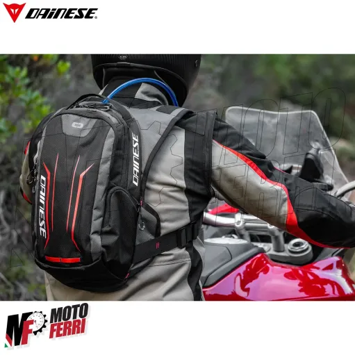 MF7775 Zaino Moto Adventure Dainese Alligator Backpack 8L con Sacca Idrica 2L