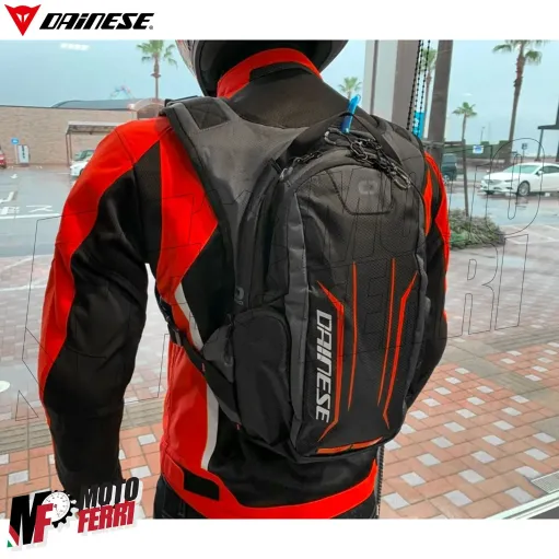 MF7775 Zaino Moto Adventure Dainese Alligator Backpack 8L con Sacca Idrica 2L
