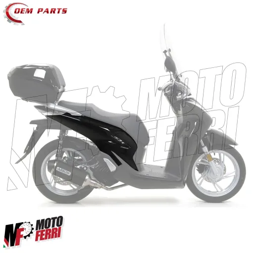 MF7779 Carena Posteriore Destra Nero Met Honda SH 125 150 mod 2020 / 2024