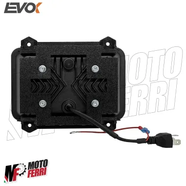 MF7784 Faro Fanale Anteriore Iron Led Evok per Piaggio Ape 50 TM P Monofaro