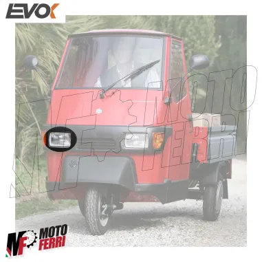 MF7785 Faro Fanale Anteriore Sinistro Iron Led Evok Piaggio Ape 50 Doppio Faro