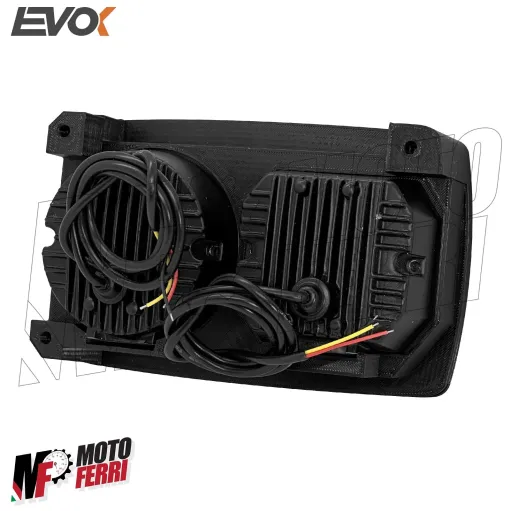 MF7786 Faro Fanale Anteriore Destro Iron Led Evok Piaggio Ape 50 Doppio Faro