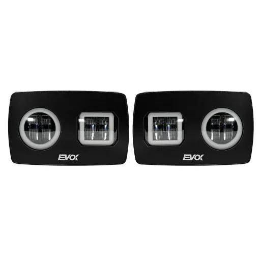 MF7787 Kit Fari Fanale Anteriore Iron Led Evok per Piaggio Ape 50 Doppio Faro