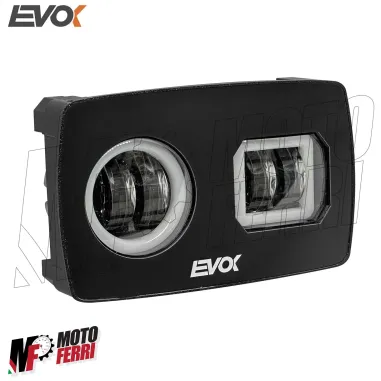MF7787 Kit Fari Fanale Anteriore Iron Led Evok per Piaggio Ape 50 Doppio Faro
