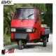 MF7787 Kit Fari Fanale Anteriore Iron Led Evok per Piaggio Ape 50 Doppio Faro