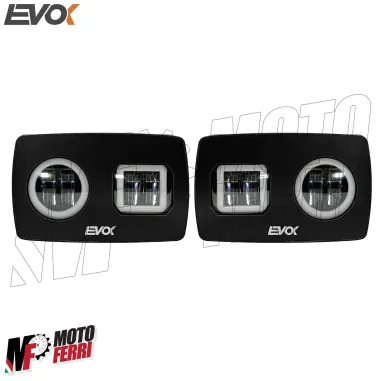 MF7787 Kit Fari Fanale Anteriore Iron Led Evok per Piaggio Ape 50 Doppio Faro