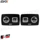 MF7787 Kit Fari Fanale Anteriore Iron Led Evok per Piaggio Ape 50 Doppio Faro