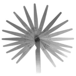 MF7791 Spessimetro 20 Lame in Acciaio Misurazione Valvole Spessore 0.05-1.00 mm
