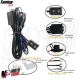 MF7797 Faretti Fari Supplementari Led + Tasto Universali Moto Enduro per barre