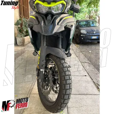 MF7797 Faretti Fari Supplementari Led + Tasto Universali Moto Enduro per barre
