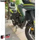 MF7797 Faretti Fari Supplementari Led + Tasto Universali Moto Enduro per barre