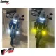 MF7797 Faretti Fari Supplementari Led + Tasto Universali Moto Enduro per barre