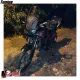MF7797 Faretti Fari Supplementari Led + Tasto Universali Moto Enduro per barre
