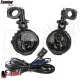MF7797 Faretti Fari Supplementari Led + Tasto Universali Moto Enduro per barre