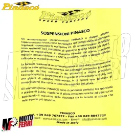 MF1248 AMMORTIZZATORE POSTERIORE PINASCO NERO VESPA 50 SPECIAL R L 125 ET3 PX 2