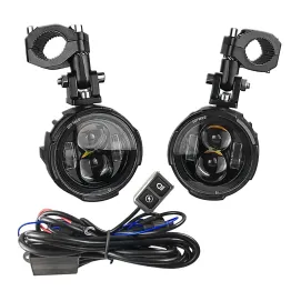 MF7797 Faretti Fari Led Supplementari Profondità + Tasto CF Moto MT450 mod 2024