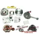 MF1260 - KIT MODIFICA VESPA APE CILINDRO ZUERA 135 ALBERO MOTORE CAMPANA CUFFIA