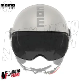 MF6239 Visiera Fumè Originale Momo Design FGTR Fighter Evo / Classic E2206 2024 2