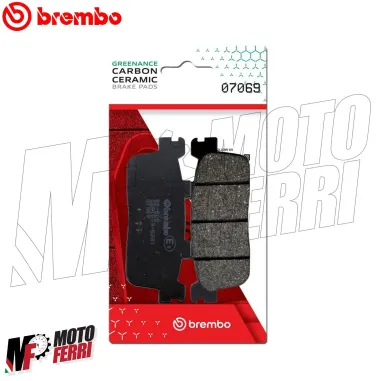MF7798 Pastiglie Freno Posteriori Brembo Carbon Kymco XCiting 300 mod 2008/2012