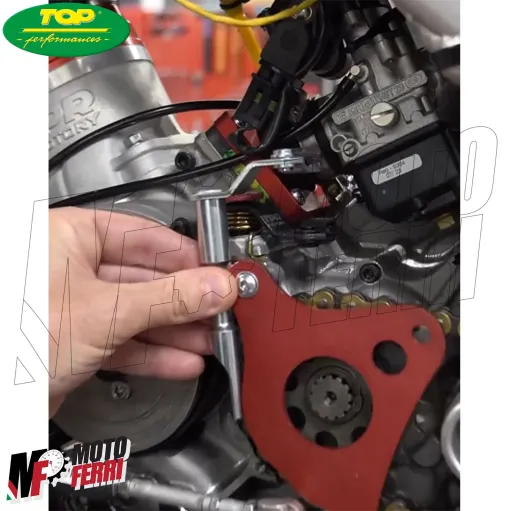MF7737 Leva Frizione Cambio Rovesciata Top TPR Motore AM6 HM Vent Beta Fantic