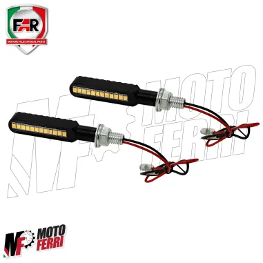 MF7802 Frecce Led Sequenziali FAR Dynamic Slide CNC Universali Moto Scooter