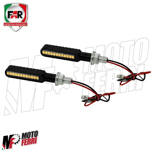 MF7802 Frecce Led Sequenziali FAR Dynamic Slide CNC Universali Moto Scooter