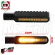 MF7802 Frecce Led Sequenziali FAR Dynamic Slide CNC Universali Moto Scooter