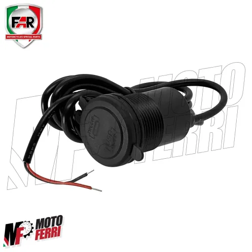 MF7803 Moto Presa USB + USB C Connettore Impermeabile da Manubrio / Specchietto