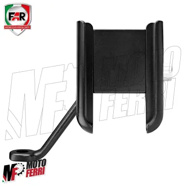MF7806 Supporto Smartphone da Specchietto FAR Universale Moto Scooter Alluminio