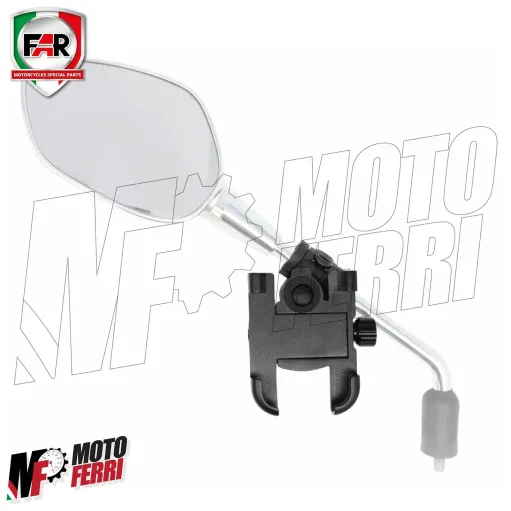 MF7807 Supporto Smartphone da Specchietto FAR Universale Moto Scooter Alluminio