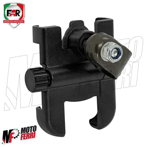 MF7807 Supporto Smartphone da Specchietto FAR Universale Moto Scooter Alluminio
