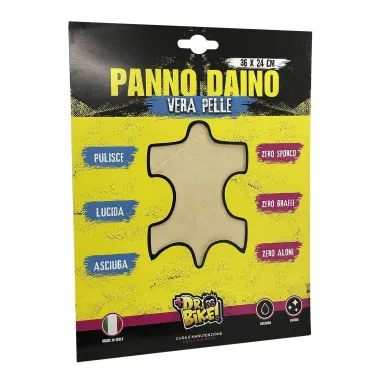 MF7808 Panno Pelle di Daino Camoscio per Moto Pulizia Carene Cupolini 36x24