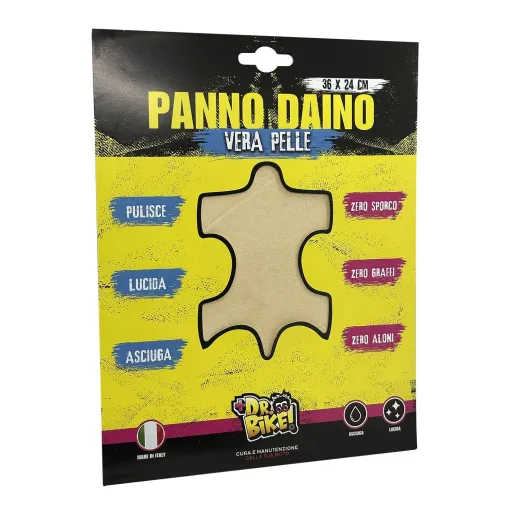 MF7808 Panno Pelle di Daino Camoscio per Moto Pulizia Carene Cupolini 36x24
