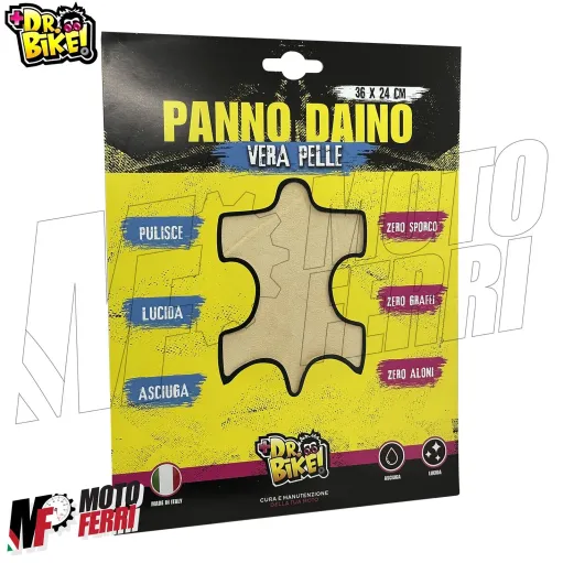 MF7808 Panno Pelle di Daino Camoscio per Moto Pulizia Carene Cupolini 36x24