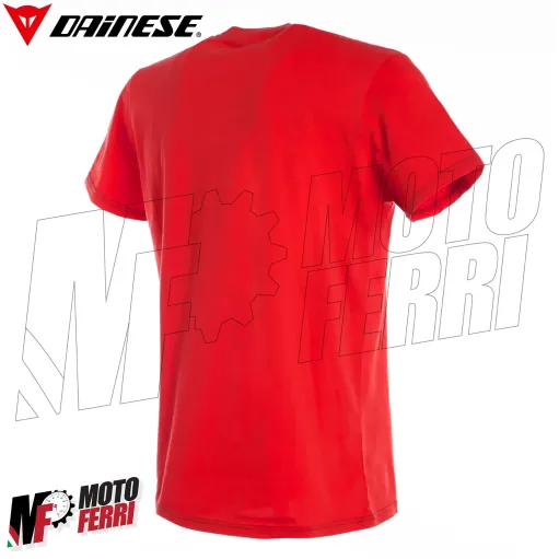MF7809 T-Shirt Uomo Originale Dainese Speed Demon Rosso Maglia Maniche Corte