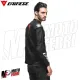 MF7812 Giacca Dainese in Pelle Moto Sportiva Leather Jacket Nero Logo Rosso