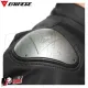 MF7812 Giacca Dainese in Pelle Moto Sportiva Leather Jacket Nero Logo Rosso