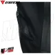 MF7812 Giacca Dainese in Pelle Moto Sportiva Leather Jacket Nero Logo Rosso
