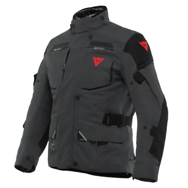 MF7813 Giacca Moto Dainese Splugen 3L D-Dry Black Touring 3 Strati Impermeabile
