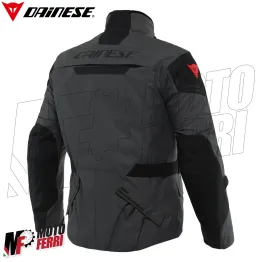 MF7813 Giacca Moto Dainese Splugen 3L D-Dry Black Touring 3 Strati Impermeabile 2