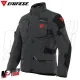 MF7813 Giacca Moto Dainese Splugen 3L D-Dry Black Touring 3 Strati Impermeabile