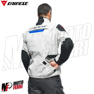 MF7814 Giacca Moto Dainese Splugen 3L D-Dry Vaporblue Touring 3 Strati Impermeabile