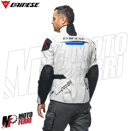MF7814 Giacca Moto Dainese Splugen 3L D-Dry Vaporblue Touring 3 Strati Impermeabile
